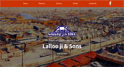 Desktop Screenshot of lalloojiandsons.com