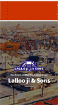 Mobile Screenshot of lalloojiandsons.com